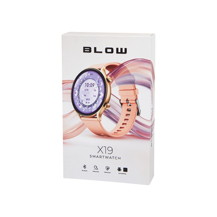 Smartwatch BLOW X19 różowy