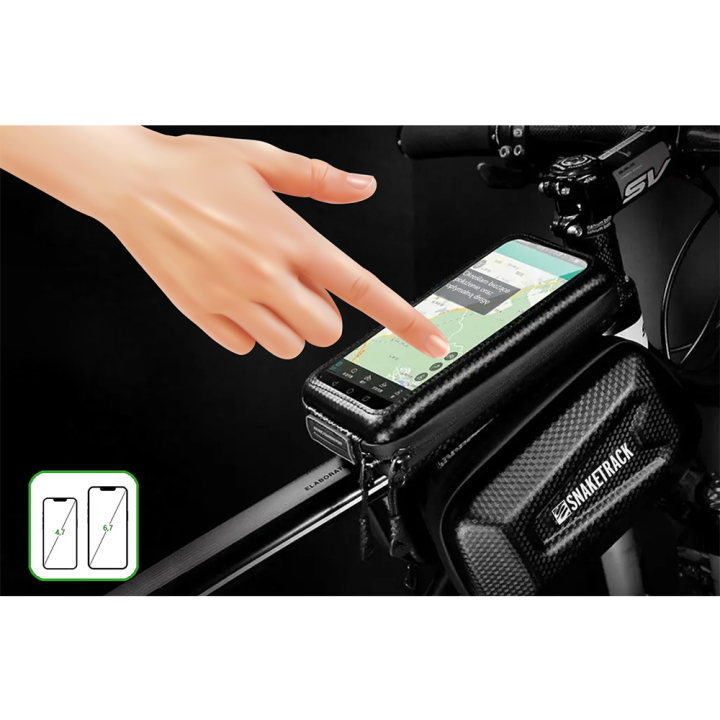 Snake Track torba rowerowa potrójna na ramę ST04