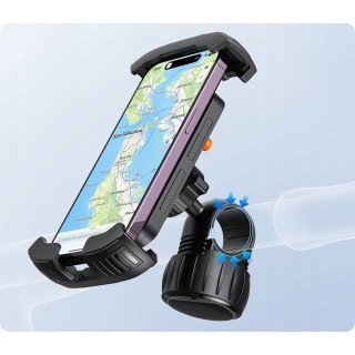Baseus uchwyt rowerowy QuickGo Series Bike Phone Mount Cluster czarny