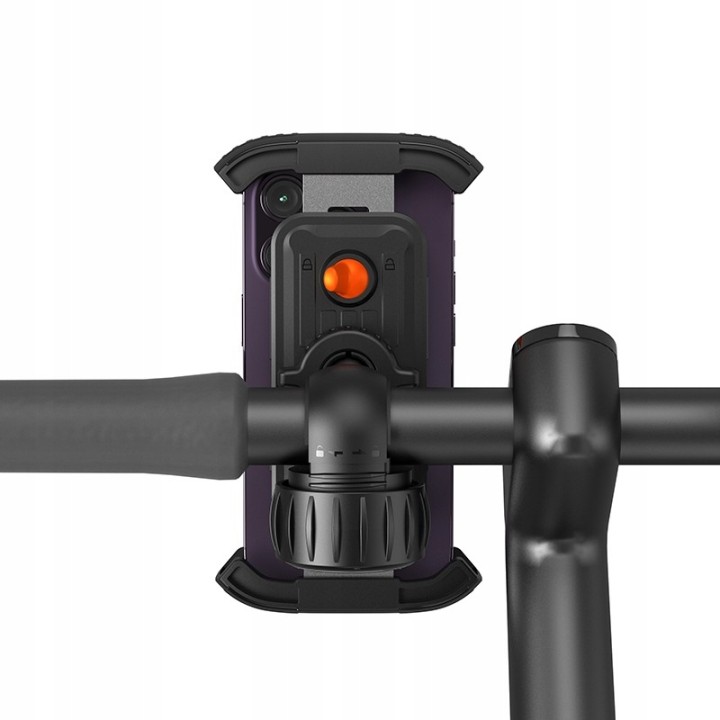 Baseus uchwyt rowerowy QuickGo Series Bike Phone Mount Cluster czarny