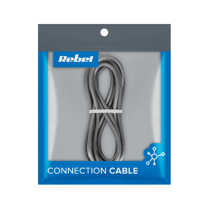 Kabel USB 3.0 - USB typu C REBEL 100 cm