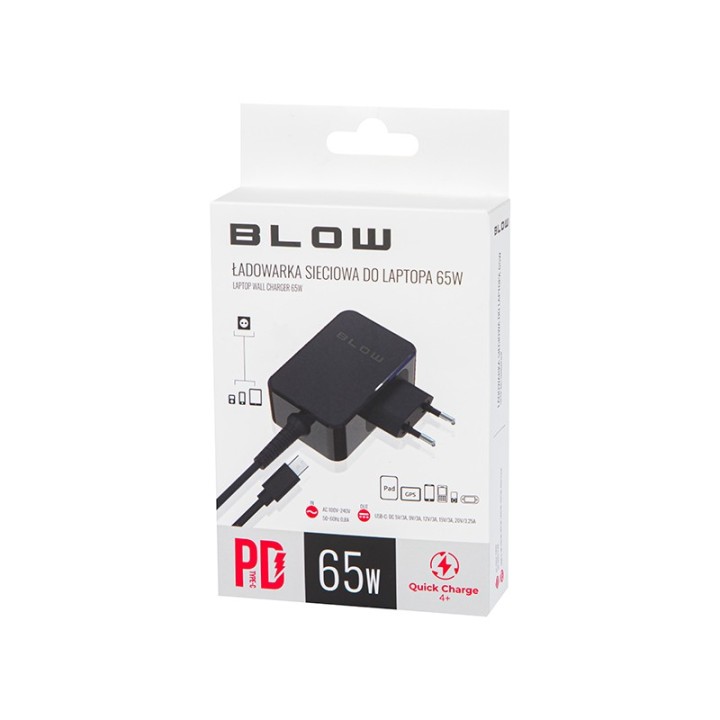 Ładowarka sieciowa do laptopa USB-C PD 65W