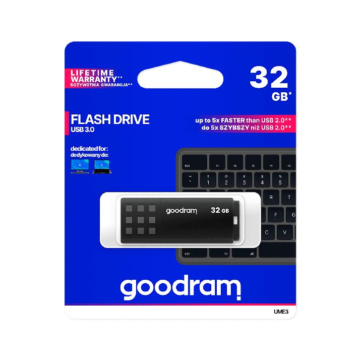 Pendrive Goodram USB 3.0 32GB czarny