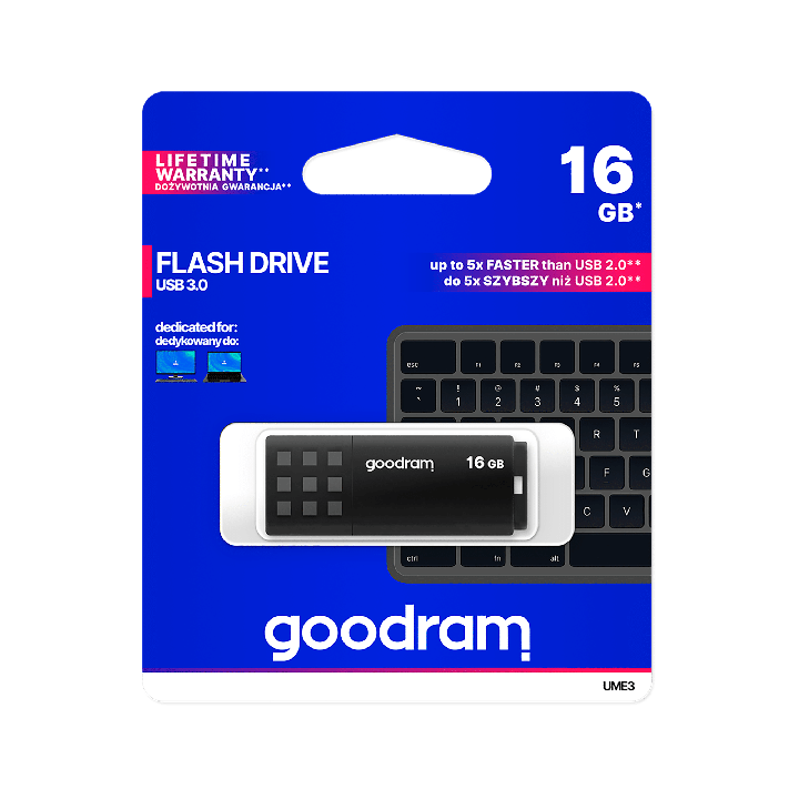 Pendrive Goodram USB 3.0 16GB czarny