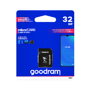 Karta pamięci microSD 32GB UHS-I Goodram z adapterem