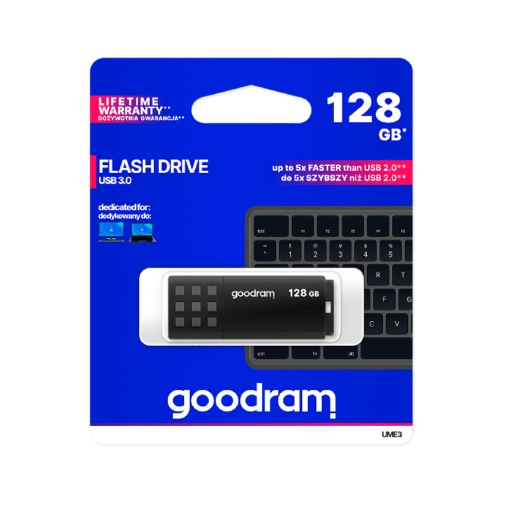 Pendrive Goodram USB 3.0 128GB czarny