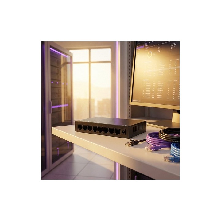 SWITCH 8-portowy SP-SG108 Gigabit