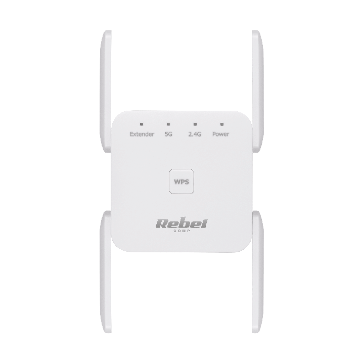 Repeater - wzmacniacz sieci bezprzewodowej 2.4+5 GHz Rebel
