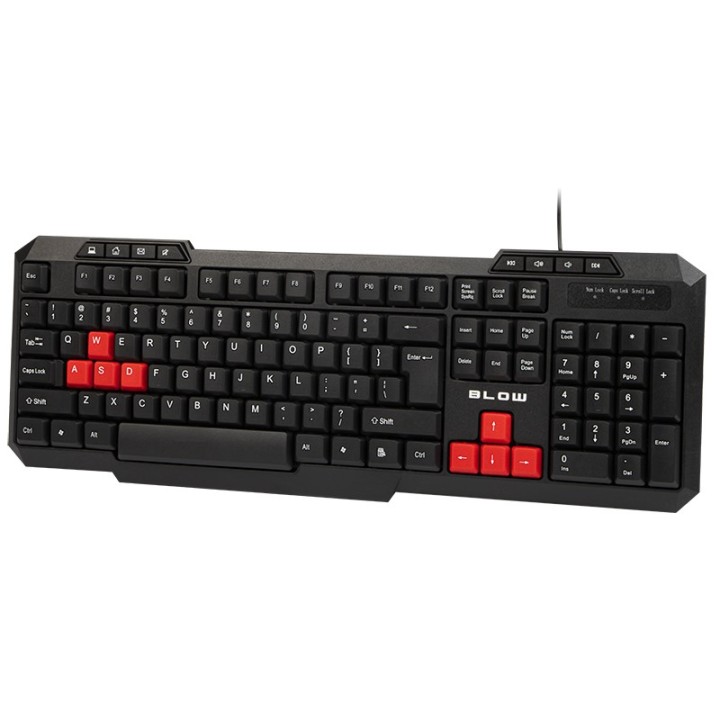 Klawiatura BLOW KP-105 USB czarna