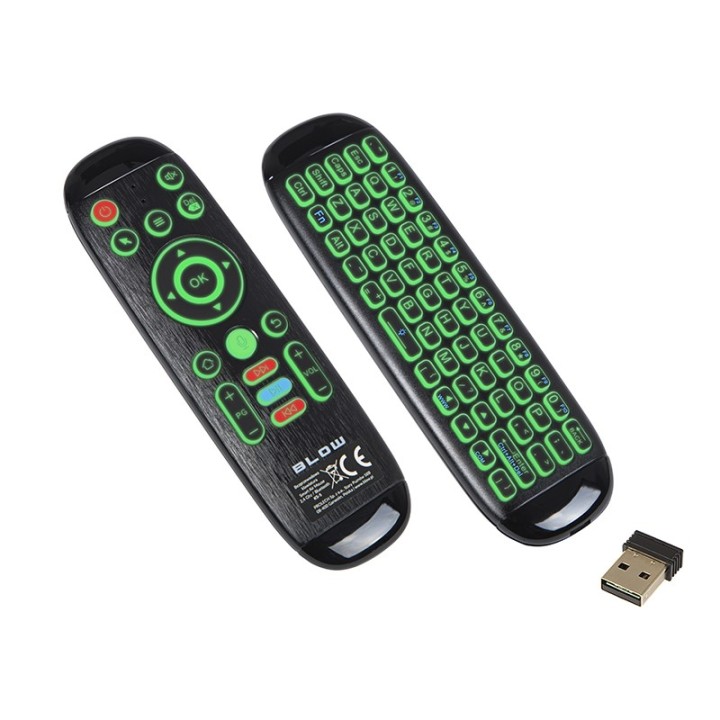 Klawiatura bezprzewodowa 2,4GHz KS-5 z pilotem