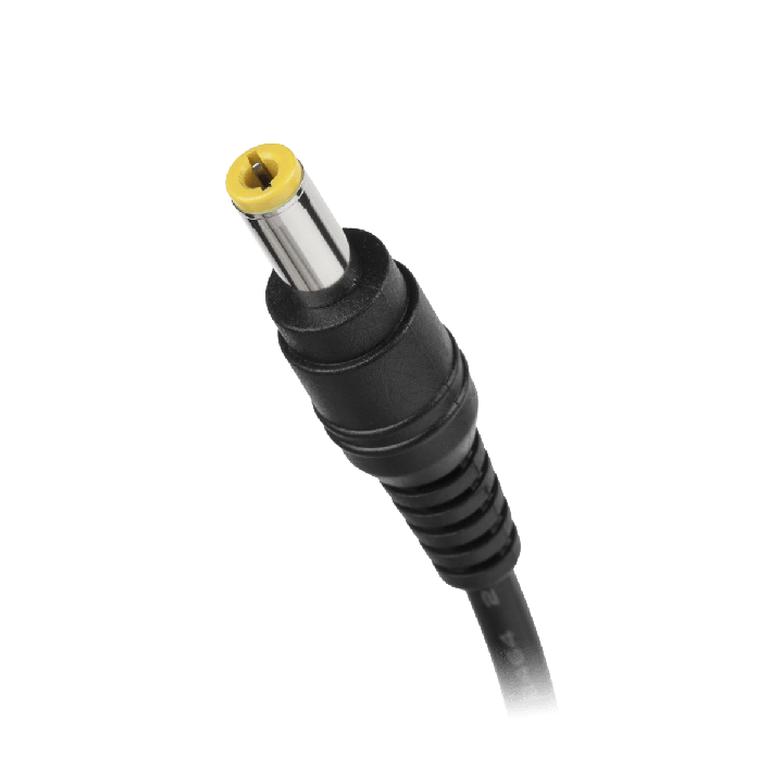 Wtyk 5,5/2,5 (16V/4,5A) sieciowy z kablem do montażu Quer