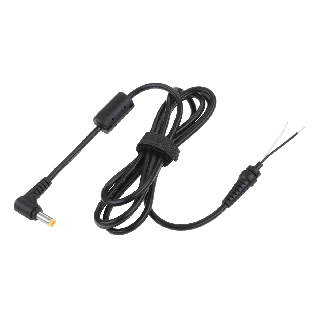 Wtyk kątowy 5,5/2,5 (18,5V/3,8A) sieciowy z kablem do montażu Quer