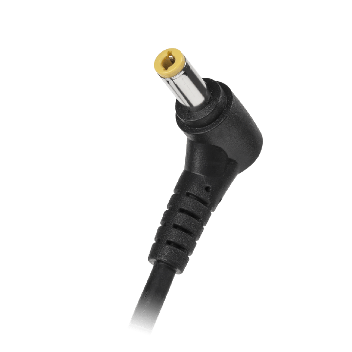 Wtyk kątowy 5,5/2,5 (18,5V/3,8A) sieciowy z kablem do montażu Quer