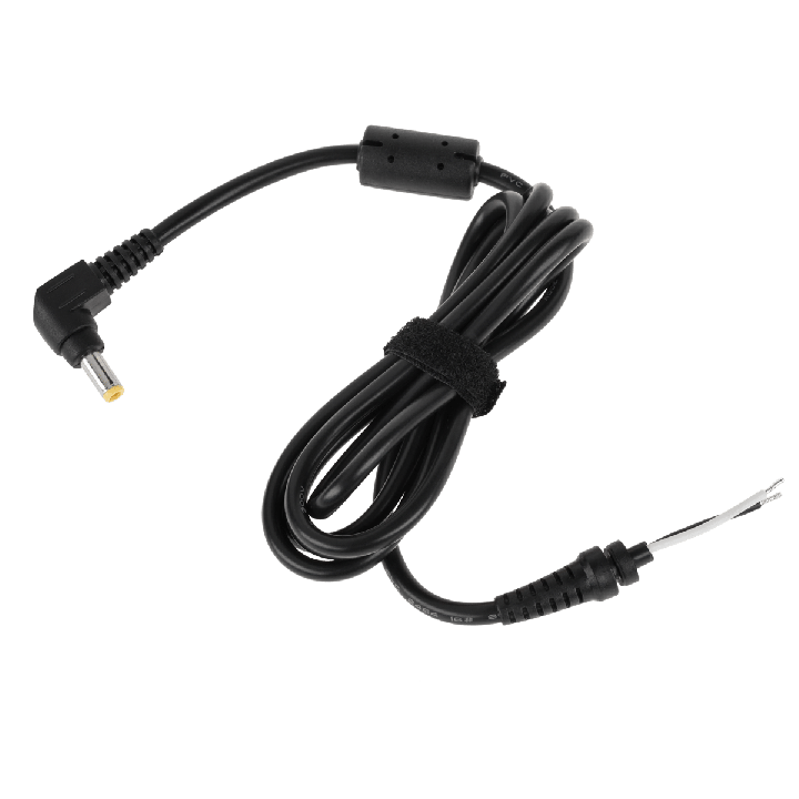 Wtyk 5,5/2,5 (19V/7,1A) sieciowy z kablem do montażu Quer