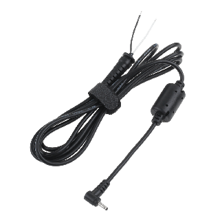 Wtyk kątowy 2,5/0,6 (19V/2,1A) sieciowy z kablem do montażu Quer