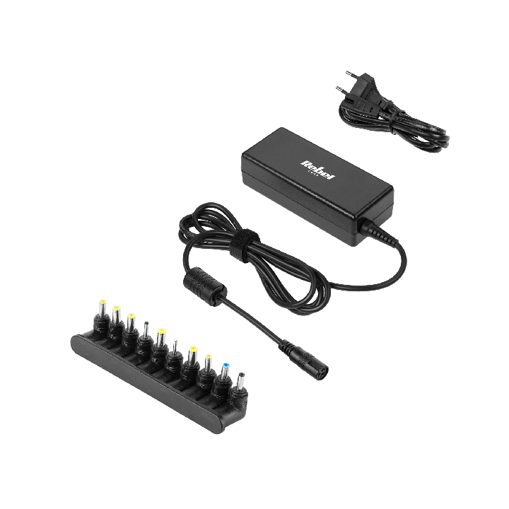 Zasilacz uniwersalny Rebel 10 końcówek 65 W 18-20 V automatyczny