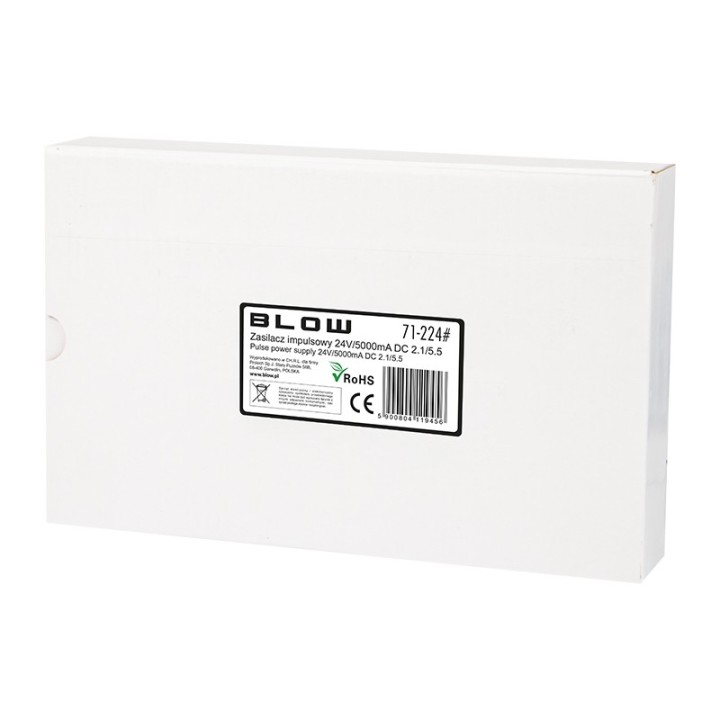 Zasilacz impulsowy 24V/5000mA 2,1/5,5 NOWY