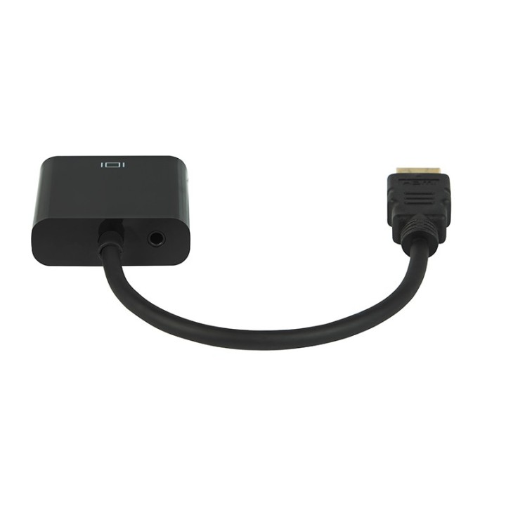 Przejście HDMI wtyk-VGA gniazdo+gniazdo 3,5+kabel