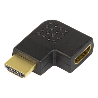 Przej.HDMI wtyk - gniazdo kątowe boczne
