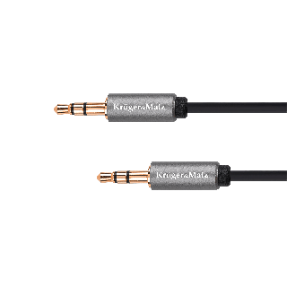Kabel jack 3.5 wtyk stereo - 3.5 wtyk stereo 1m Kruger&Matz Basic