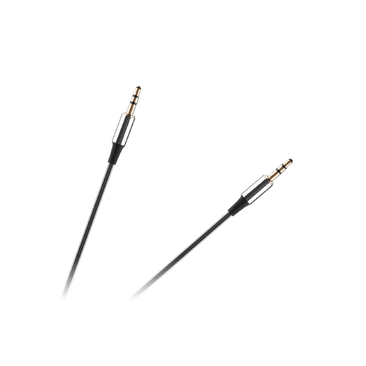 Kabel audio Jack 3.5 wtyk - wtyk REBEL spirala 100 cm