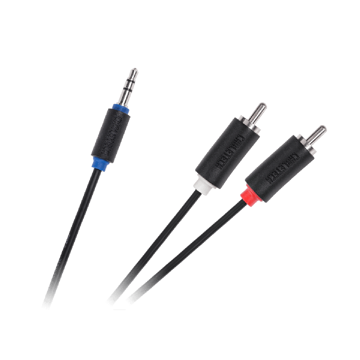 Kabel Jack 3.5-2RCA 1.0m Cabletech standard