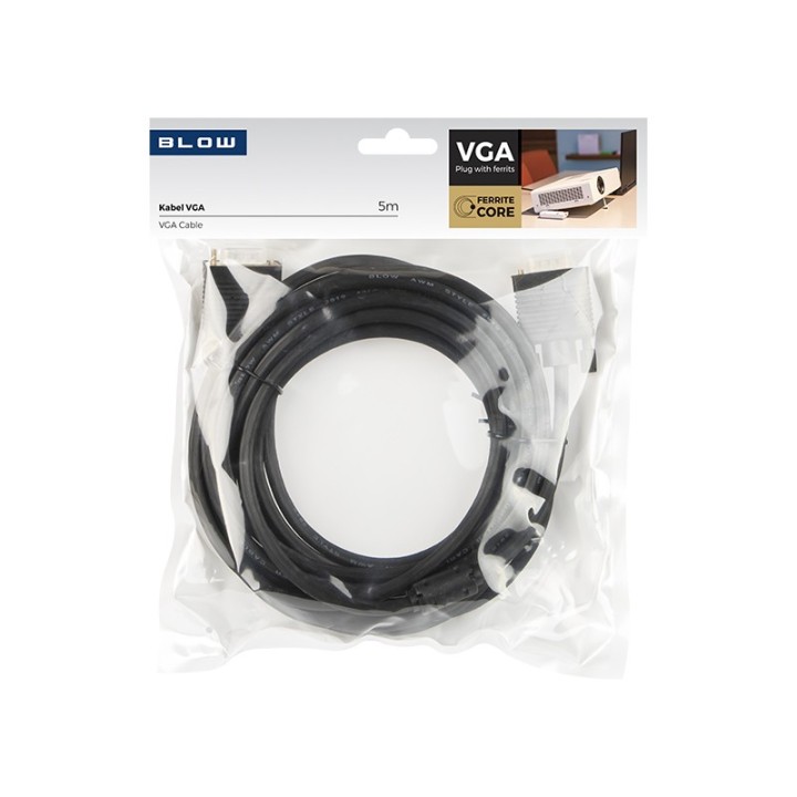 Przył.VGA-VGA CLASSIC 5m+filtry