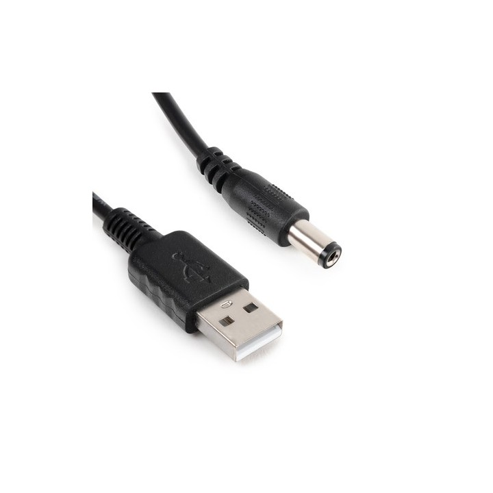 Kabel adapter zasilania z USB na DC 2.10/5.5 100cm Spacetronik