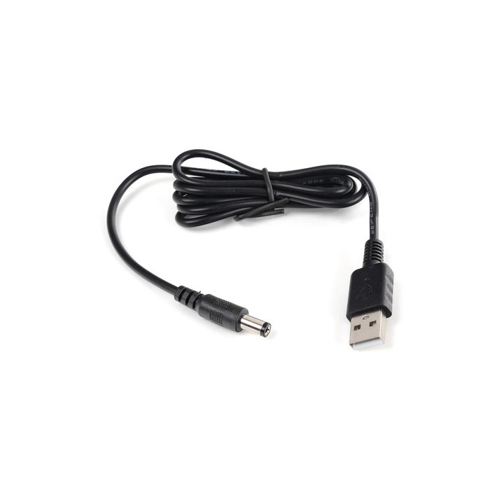 Kabel adapter zasilania z USB na DC 2.50/5.5 100cm Spacetronik
