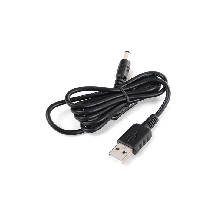 Kabel adapter zasilania z USB na DC 2.50/5.5 100cm Spacetronik