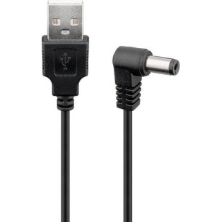 Kabel zasilający USB - wtyk DC 5,5x2,1 Goobay 1,5m