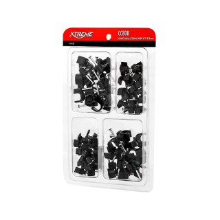 Uchwyt kabla zestaw czarny 6,7,8,9mm CC80B