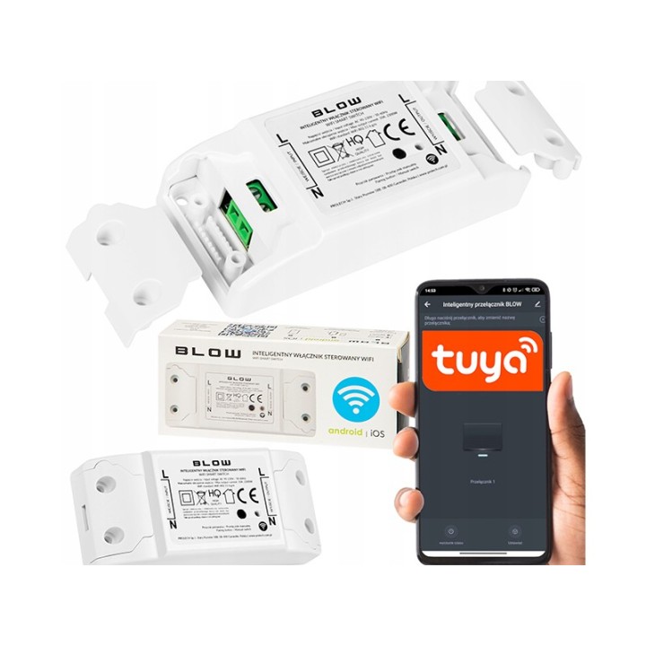 Inteligentny włącznik sterowany WiFi TUYA