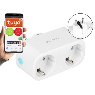 Inteligentne gniazdko podwójne sterowane WiFi