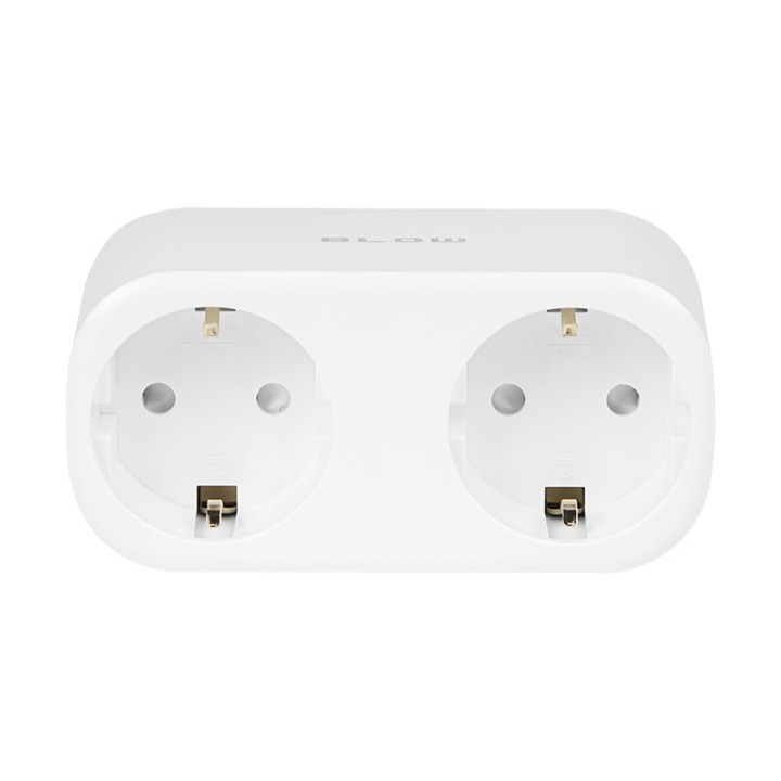 Inteligentne gniazdko podwójne sterowane WiFi