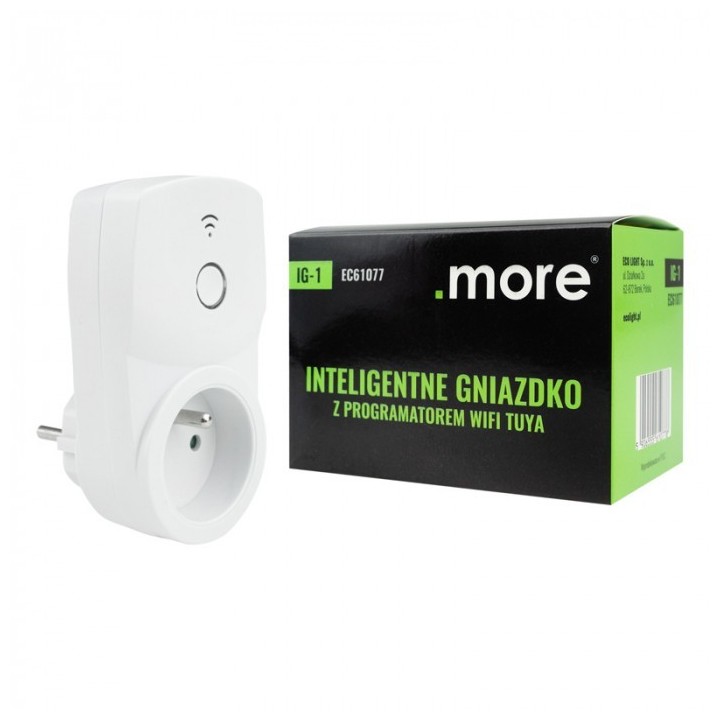 Inteligentne gniazdko z programatorem wifi TUYA
