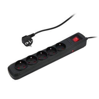 Filtr sieciowy 5m ARC-5 czarny