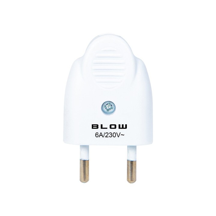 Wtyczka WT-1 PR płaska 6A biała