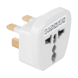 Złącze AC wtyk UK- gn. uniwersal (QZ36)