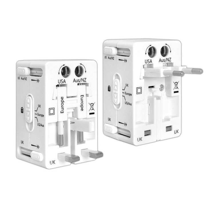 Przejście AC uniwersalne Wszystkie Kraje, z zabezpieczeniem