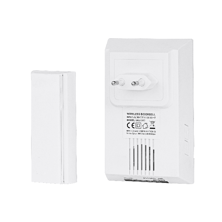 Dzwonek bezprzewodowy do drzwi (z wtyczką na 230V)- 48 melodii