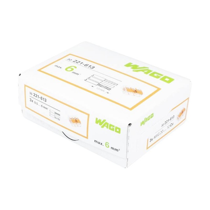 WAGO SZYBKOZŁĄCZKA UNIW. 3x0.2-6mm