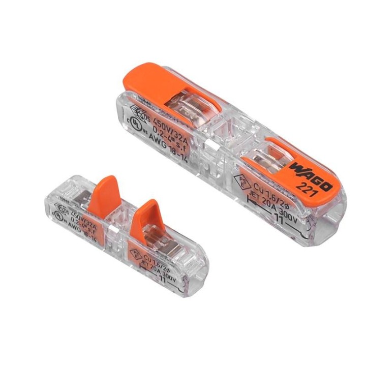 WAGO SZYBKOZŁACZE UNIWERS. PRZELOTOWE 2x0.2-4mm