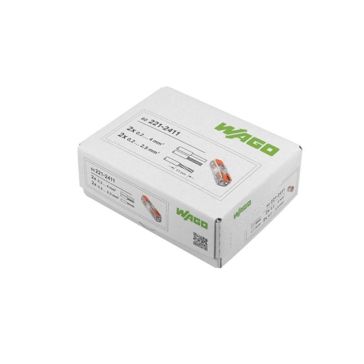 WAGO SZYBKOZŁACZE UNIWERS. PRZELOTOWE 2x0.2-4mm