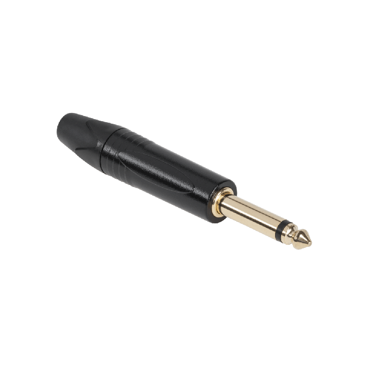 Wtyk Jack 6,3 mono HQ black
