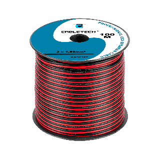 Kabel głośnikowy CCA 1.5mm czarno-czerwony