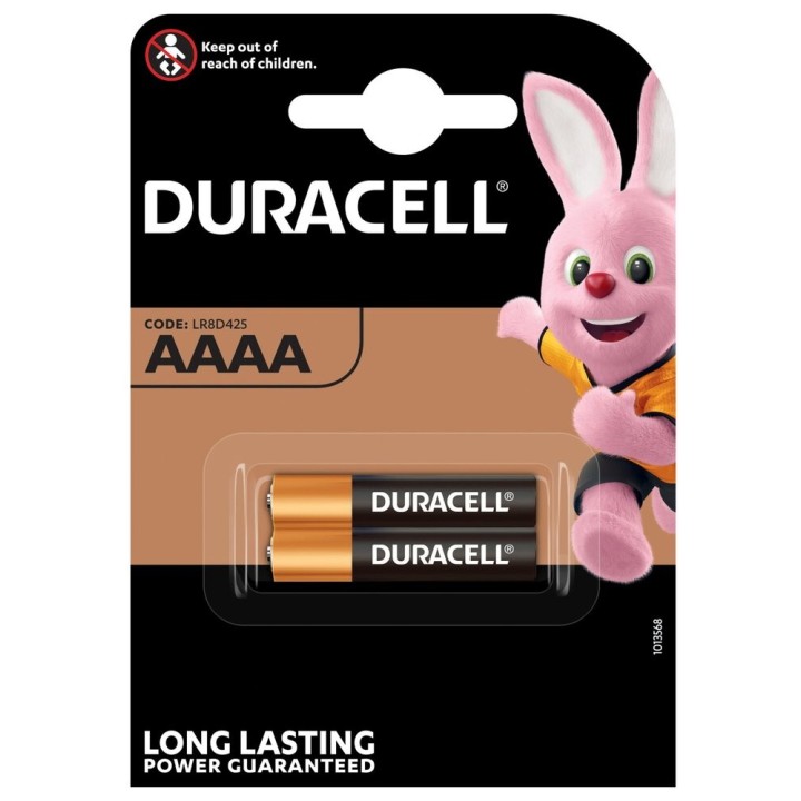 Bateria Duracell AAAA / LR61 / 25A / LR8D425 / MN2500 / MX2500 / E96