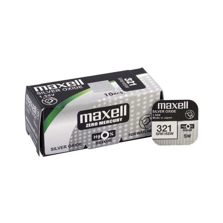 bateria srebrowa mini Maxell 321 / SR616SW / SR65