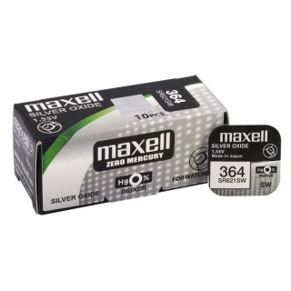 Bateria srebrowa mini Maxell 364 / SR 621 SW / G1