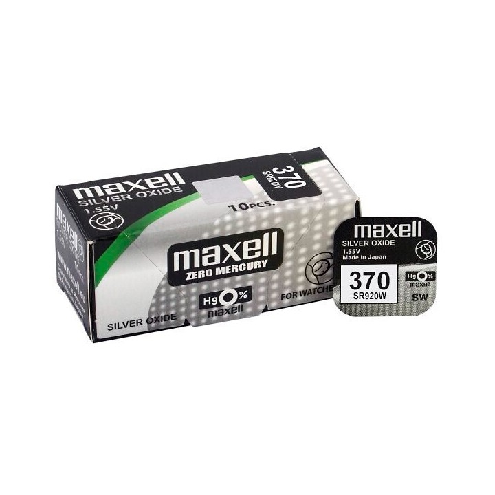 Bateria srebrowa mini Maxell 371 / 370 / SR 920 SW / G6